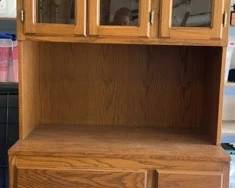 Oak China Hutch