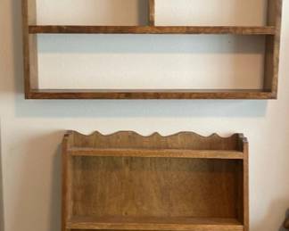 Hand Crafted Wood Wall ShelvingCubbies