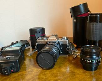 Minolta XD11 Camera Lenses