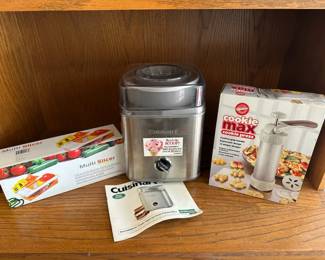 Cuisinart Ice Cream Maker Cookie Press And Chopper