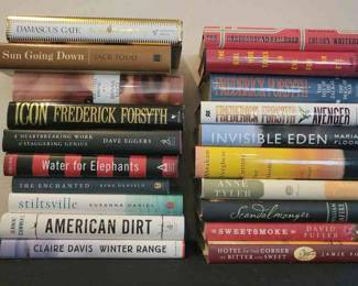 26 Popular Fiction Hardback Books