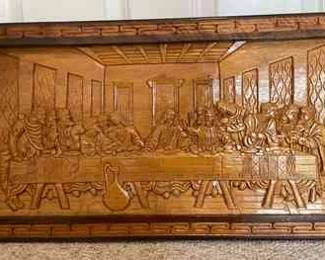 The Last Supper Wood Carving