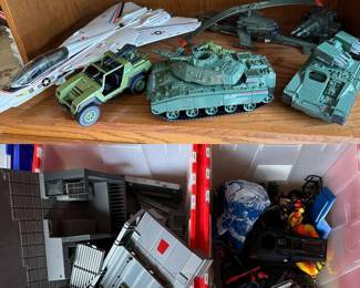 Large Lot Of GI Joe Toys
