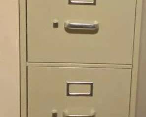 Hon Four Drawer Metal Filing Cabinet
