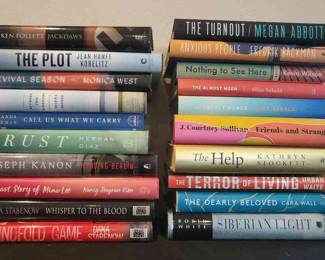20 Modern Fiction Hardcover Books
