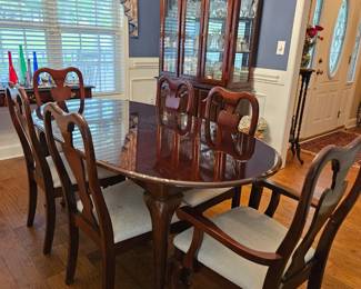 Dining table and chairs 