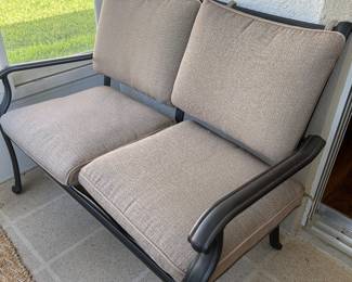 Love Seat by Coleman with cushions
