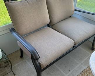 Love Seat by Coleman with cushions