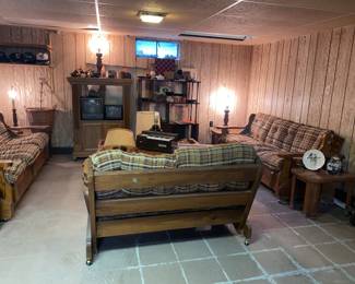 Vintage sofas and loveseats 