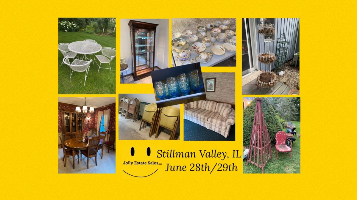 Stillman Valley Estate Sale with Jolly Estate... starts on 6/28/2024