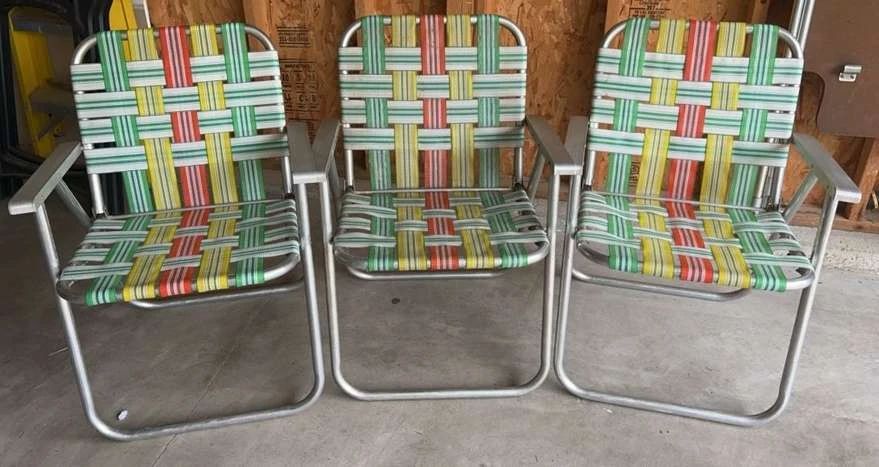 001 Aluminum Folding Picnic Chairs