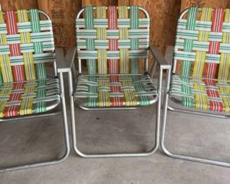 001 Aluminum Folding Picnic Chairs