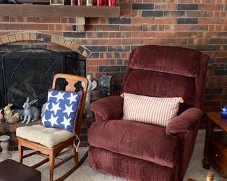 rocking chair, recliner, decor