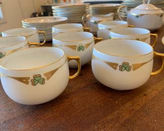 1930’s hand painted set of china