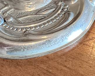 Wallace sterling Christmas ornament
 ( or bold seasonal pendant!)