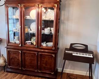 Matching lit display cabinet 