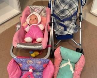 Baby Doll, Car seat, Stroller