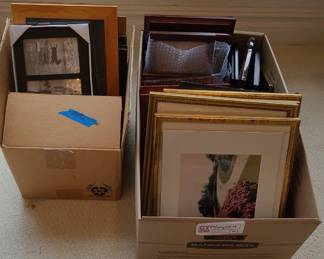 Boxes Of Frames Variety Of Sizes