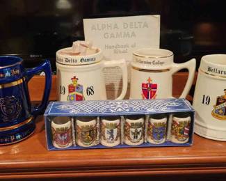 Beer Steins And Shot Glasses