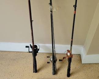 3 Fishing Poles