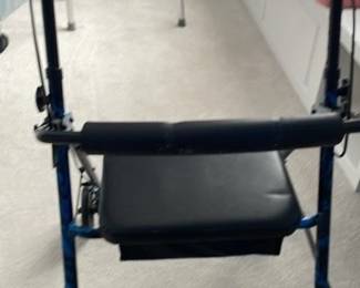 2 Walkers, One With Seat