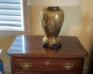 2 Nightstands And 2 Lamps