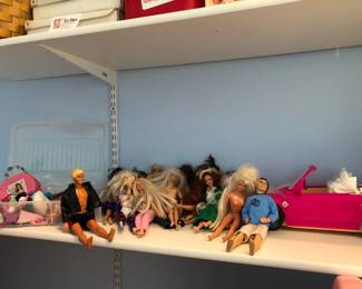 Barbie Dolls, Clothes, Car, Accessories