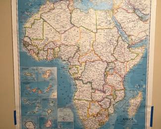QUALITY AFRICA MAP $25