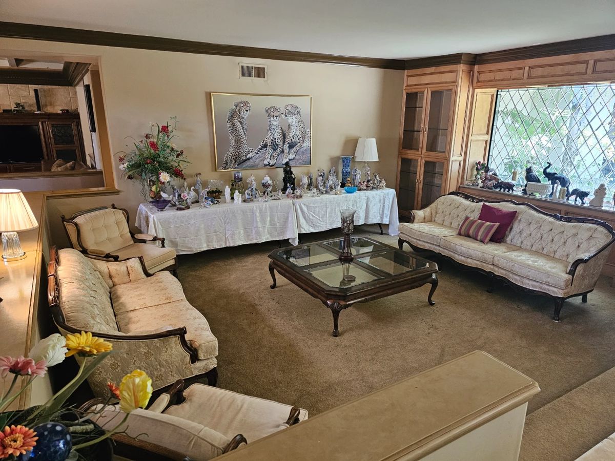 It's a Zoe TeBeau estate sale in West Covina starts on 6/1/2024