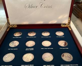 A Tribute To America's Most Beautiful Silver Coins in Original Wood Case