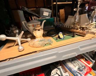 lamps, coffee pots, Giant jack