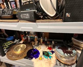 VIntage LCocks, plates and suncatchers