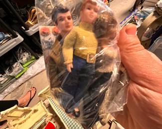 Doll house people and accessories