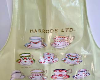 Details of Harrods apron