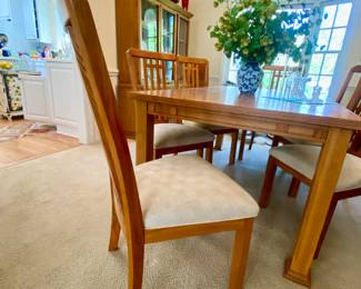 Side detail of side chairs