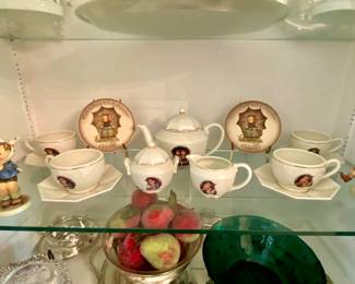 MJ Hummel porcelain tea set 