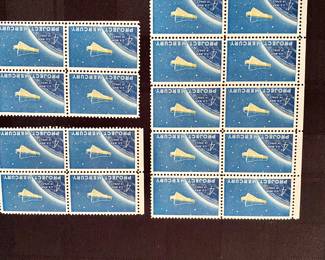 Project Mercury 1962 4 Cent stamps