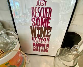 Wine wall art