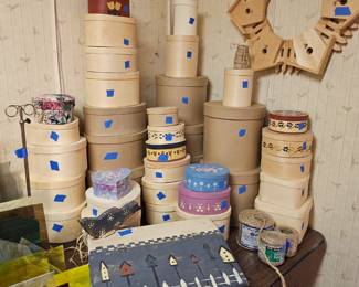 Wood & Paper Boxes for craft painting