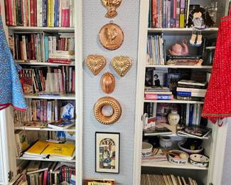 Left -Cook Books/ Right- Decorating, The Royals,Kennedy's ,Etc.