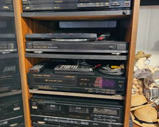 Fisher Stereo Tower and Fisher Cabinet