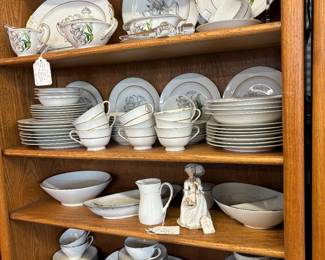 Beautiful sets of china. This is just a few.