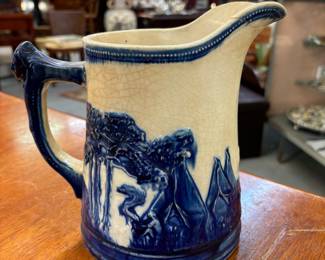 Shawnee Blue and White Pitcher