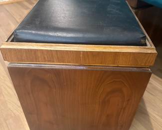 We have 4 of these MCM Lane Storage / Game Cube / Seats - the top flips over (next picture) to reveal a game board