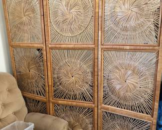 MCM Sunburst Room Divider