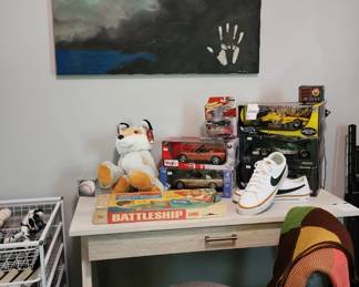 Desk, Battleship Board Game