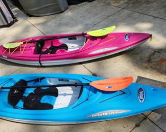Pelican Kayak (Blue), Pelican Kayak (Pink)
