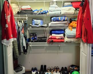Clothes, Blankets, Shoes
