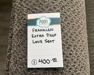 Franklin Extra Deep Love Seat