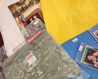 Supreme yellow tonal box logo shirt
